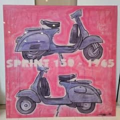 ベスパ SPRINT 150 - 1965 アートパネルのサムネイル