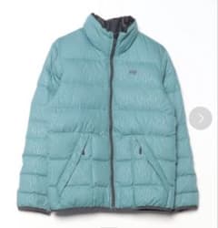 【黒／水色リバーシブル】Nike リバーシブル ダウン希少色　sのサムネイル