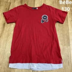 BeBe 赤色 Tシャツ 130のサムネイル