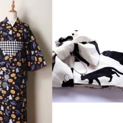 激レアハロウィン浴衣セット黒地ブラックかぼちゃ猫柄帯 - メルカリ