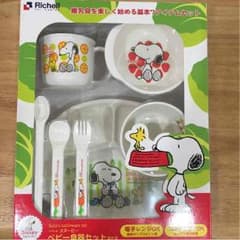 売上寄付 スヌーピー 離乳食セットのサムネイル