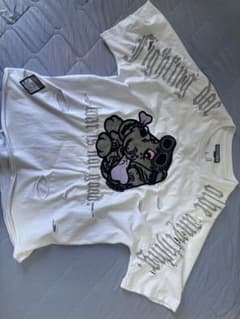 GALFY 中型犬 ダメージ加工 Tシャツ ホワイト(ほぼ未使用)のサムネイル