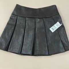 INGNI フェイクレザープリーツスカート ブラウン サイズF 未使用タグ付き