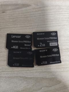 Unchecked Memory Stick PRO Duo 4-pack