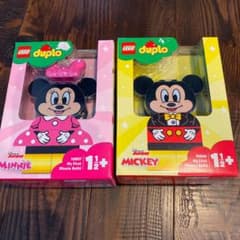 値下げ中！ディズニー　LEGO 2つセット　はじめてのブロック　箱なしのサムネイル