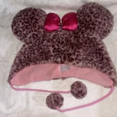 ディズニー ミニーちゃん ヒョウ柄 ファンキャップのサムネイル