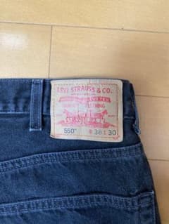 リーバイス　Levi's デニム　ブラック　550 W38 L30のサムネイル