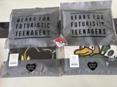 POKEMON ヒューマンマイド Tシャツ コイキング黒 XL カモネギ白 XL