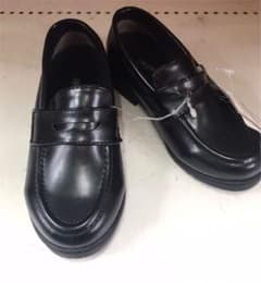 ローファー 黒　キッズ　新品のサムネイル