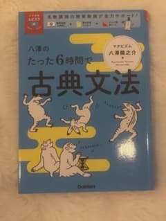 八澤のたった6時間で古典文法 Gakken 参考書のサムネイル