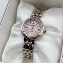 希少 SEIKO EXCELINE 9pダイヤ ゴールド 腕時計 - メルカリ