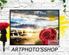 8K高画質【a4フレーム付き】 オマージュアートポスターa4 No3086