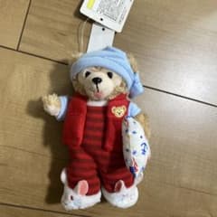 ダッフィー ぬいぐるみバッジ 初期 パジャマ - メルカリ