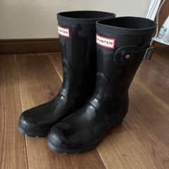 HUNTER レインブーツ ブラック UK3のサムネイル