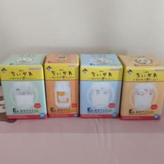 치이카와 이치 반 쿠지 라면 ver e상 유리 세트 콤프