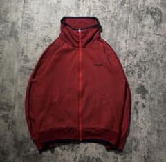 70s adidas デサント製 トラックジャケット 赤黒 ラグラン」 - メルカリ
