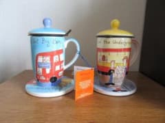 英国whittard　ティーカップ　未使用品２セットのサムネイル