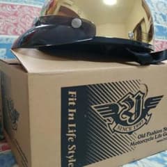 値下げ　ワイズギア　ゴールド半キャップ　新品未使用品のサムネイル