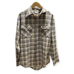 【極美品】70s BIG MAC ビッグマック チェックシャツ M ポリ混のサムネイル