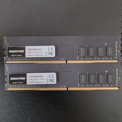 Gigastone DDR4 2666 8GB メモリー 2枚セット - メルカリ