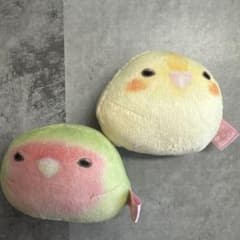 小鳥 ぬいぐるみ マスコット 2個セットのサムネイル