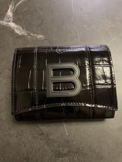 BALENCIAGA ブラック 三つ折り財布 ミニウォレットのサムネイル