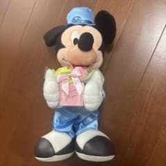 [非売品]ディズニーミッキーマウスぬいぐるみ　ウェディングバージョン　記念品のサムネイル