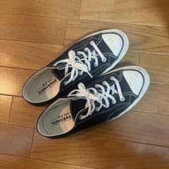 CONVERSE ブラック ローカット スニーカーのサムネイル