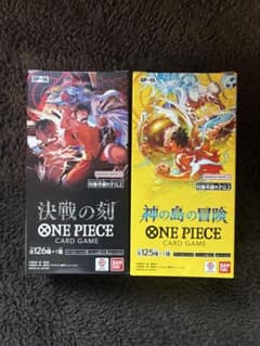 【即日発送】ワンピースカード　決戦の刻　神の島の冒険　4箱セット ワンピースカード box 決戦の刻 神の島の冒険 セット テープあり