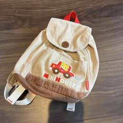 MIKI HOUSE トラック刺繍リュックのサムネイル