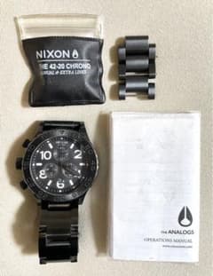 NIXON(ニクソン) THE 42-20 CHRONO All Blackのサムネイル
