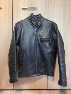 Schott 641 シングルライダースジャケット 36 USA製 牛革のサムネイル