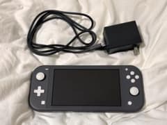 Nintendo Switch Lite 本体 グレー 充電器付き - メルカリ