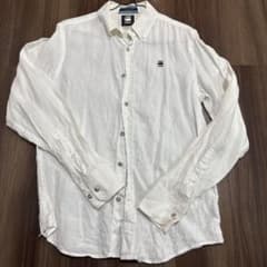G-STAR RAW リネンシャツ S ホワイトのサムネイル
