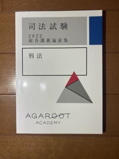 司法試験 2022 総合講義論証集 刑法 アガルート 予備試験 - メルカリ