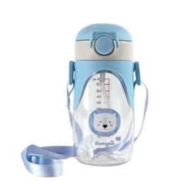 マグストロー　400ml ストラップ首かけ　動物柄　ワンタッチ　ベビーマグのサムネイル