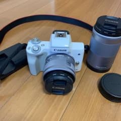 山*田様 Canon EOS Kiss M ホワイト ダブルズームキット - メルカリ