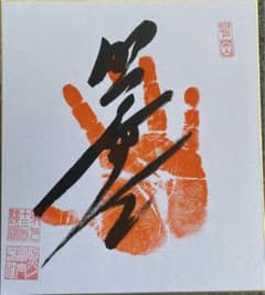 大相撲　第73代　横綱　照ノ富士関　【直筆サイン入り手形】のサムネイル