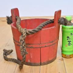 【昭和レトロ】木製バケツ つるべ桶 27cm 第21かえで 古道具 古民芸 麻縄 m87274010772_1.jpg?1767971427
