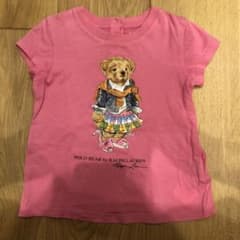 Ralph Lauren ポロベア Tシャツ 12M ピンクのサムネイル