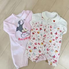 2点セット女の子用ディズニーロンパースのサムネイル