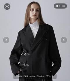 CLEL】プライムTR ダブルラペルテーラードジャケット S ブラック