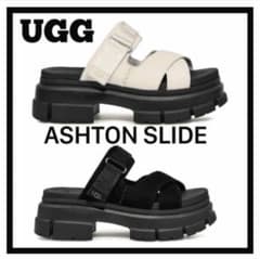 美品　UGG アシュトンスライド　22センチ　ブラックのサムネイル