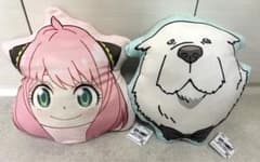 スパイファミリー　でっかいフェイスクッション　全2種セットのサムネイル