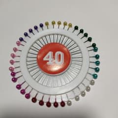 まち針 40本セット カラフルのサムネイル