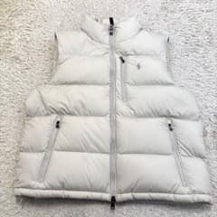 [極美品]ラルフローレン　ダウンベスト　ホワイト 白 極美品 23AW ポロラルフローレン ダウンベスト XL ホワイト - メルカリ