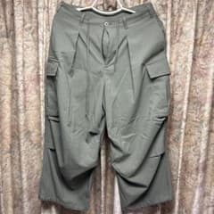 BEAMS HEART クール バルーン カーゴパンツ オリーブ メンズのサムネイル