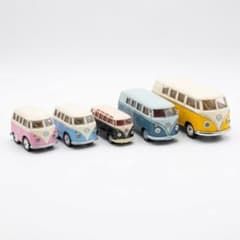Volkswagen ワーゲンバス ミニカー 5台セットのサムネイル