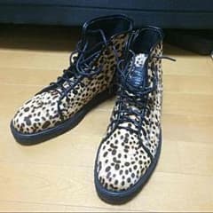 OF THE NEIGE STYLE ハラコレザー レオパードブーツのサムネイル