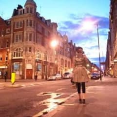 再び値下げ TOPSHOP グレンチェック トレンチコート 梨花着のサムネイル